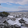 雪景色の圓光寺。