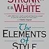 The Elements of Style (William Struck Jr.  / E.B.White) - 169冊目