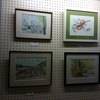 秋の地区文化祭に水彩画を展示した。