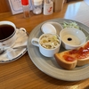 温かいうどんがパンパンに詰め込まれたモーニング