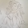 クロノトリガーのエイラ、クロノクロスのキッド【落書き】