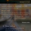 Sailfish OS v1.1.7.24 アップデート