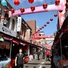 95🇰🇵台湾のお正月飾り　旧正月　迪化街（ディーホアジェ）