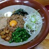 3月27日ラーメン赤沼。限定の台湾まぜそば大・麺増し(すり鉢)。3月23〜27日のRUN記録。