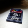 32GB SDメモリカード