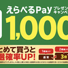 カバヤ｜えらべるPay1,000ポイントプレゼントキャンペーン