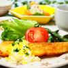 ♪白身魚のフライ タルタルソース添え＆玉ねぎとスモークサーモンのサラダ♪