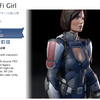 Armored Sci-Fi Girl　メカニックスーツがカッコイイSF世界の女性ガンナー