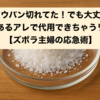 ミョウバン切れてた！でも大丈夫◎家にあるアレで代用できちゃうリスト【ズボラ主婦の応急術】
