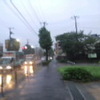 台風十五号の日、なんとか帰れました。