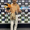 東京ドームのグラウンド初体験！山崎伊織投手とハイタッチ！