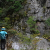 秋分の面河山遊山　渓谷の道