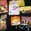 お菓子祭り！チョコ菓子が増えてきて秋の香りが漂い始めましたな。