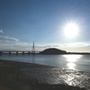 秋の周防灘夕景