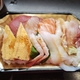 魚屋の海鮮丼「えび・サーモン入り」