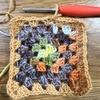 グラニースクエアを編みました。