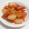 大根とソーセージの和風炒めと大学レポートとブログ