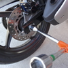 CBR125R Chain-slack adjustment