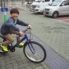 自転車の練習