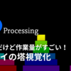 【Processing】ハノイの塔の視覚化をした