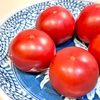生の枝豆を冷凍。凍った枝豆を茹でる。おやつのバブカにアメーラトマトの晩ごはん。