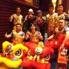 中国四川省成都で獅子舞