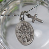 アンティークジュエリー｜イタリア製4way Crossメダイペンダントネックレス・イエスキリスト・聖母マリア・聖人 [ACS-23-019]