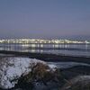 国後島・古釜布湾の夜景