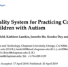A Virtual Reality System for Practicing Conversation Skills for Children with Autism