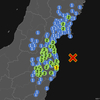 夜だるま地震情報／最大震度*3