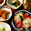 南瓜の煮物やお刺身で