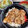 どん亭（成増）焼肉ライス温そばセット＋春菊天