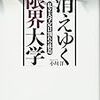 小川洋『消えゆく限界大学』白水社、2017年。