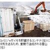 雪冷気、農産物貯蔵に活用の事。