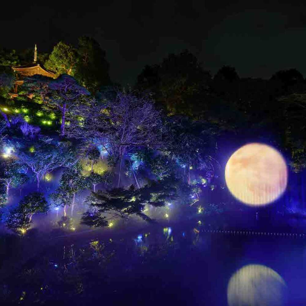ホテル椿山荘東京、移築100周年の三重塔と月が織りなす幻想的な秋の夜「TOKYO MOON」