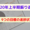 2020年元日に掲げた9つの目標の進捗状況【上半期振り返り】