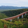 山岳秋景色を満喫する