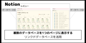 【Notion】複数のデータベースを1つのページに表示する（リンクドデータベースを活用）（筋トレNotion）