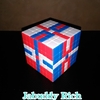 ルービックキューブで模様を作りました！　Rubik's Cube art design