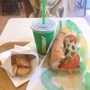 サブウェイとスタバでまったりの日