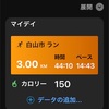 3km 散歩