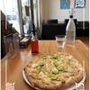 🚩外食日記(1409)    宮崎ランチ   「ラ フォルトゥーナ （La Fortuna）」★19より、【エビとズッキーニのピザ🍕】‼️🌐宮崎市大塚町🌐