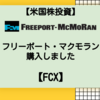 【米国株投資】フリーポート・マクモランを購入しました【FCX】