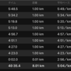 ビルドアップ　8000m（ズームフライフライニット ）