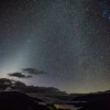 秋の星空と黄道光