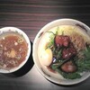 温玉肉餡かけつけそば♪