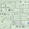 本日の使用切符：JR北海道 占冠駅発行 とかち6号 占冠▶︎南千歳 料金補充券（特急券・グリーン券）