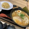 【上里SA下りフードコート】蔵仕込みラーメンKURA：味噌ラーメンサービスセット、なかなか美味しい