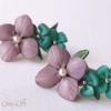 経年変化をいかした小さな紫陽花の革花｜過去作品＃32【革花ダイアリー】