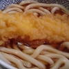 いか天ぷら　うどん